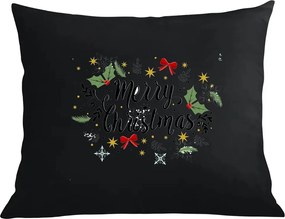 Párna párnahuzat Merry Christmas Ajándék