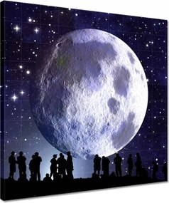 Vászonkép 40x40 Újévi találkozó