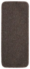 15 db barna négyszögű csúszásmentes lépcsőszőnyeg 60 x 25 cm