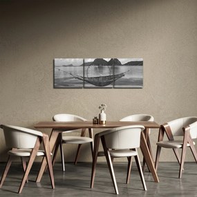 Kép - Hálóágy a tengerparton (órával) (90x30 cm)