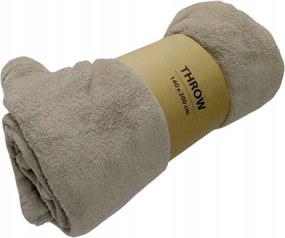 Takaró Ágytakaró Puha Szürke Polár Ágytakaró Flanel Fotel 140x200cm