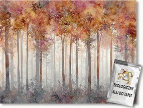 Fotótapéta Flizelina Tájkép Erdő Park Fák Levelek Ősz 416x254 ragasztó