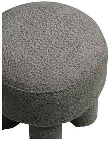 Sötétszürke zsenília puff Canberra – House Nordic