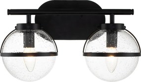Hinkley Hollis HK-HOLLIS2-C-BK-BATH Fali lámpa 2x60W/E14 IP44