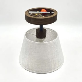 Brilagi - LED mennyezeti lámpa ANTHONY 1xE14/60W/230V dió/fehér