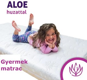 Sleepy-Kids gyermek 14 cm magas hypoallergén matrac Bamboo huzattal 80x180cm
