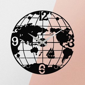 Enzoclock fém falióra, 48×48 cm – S018