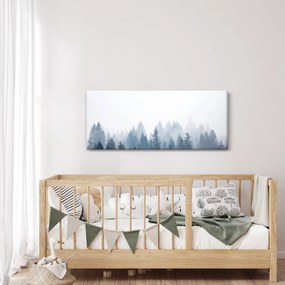 Kép - Ködös erdő (120x50 cm)