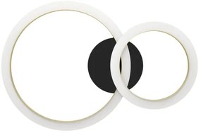 Eglo 901223 - LED Dimmelhető mennyezeti lámpa CALLIERA LED/12W/230V fekete/arany