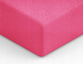 Gumis frottír lepedő 220x200 rózsaszín