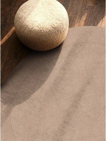 Bézs kézi szövésű gyapjúkeverék kerek szőnyeg ø 160 cm Kari Organic – Villeroy&amp;Boch