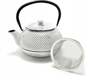 Teáskanna, öntöttvas Arare White 800 ml