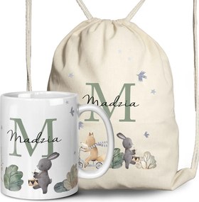 Bögre Szett Hátizsák Táska Ajándék Gyereknek Óvodai Iskolába