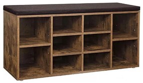 DAVOR cipőtartó barna