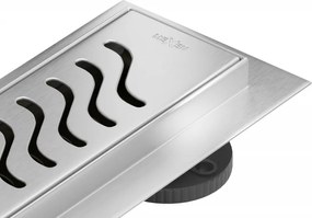 Mexen Flat M09 lineáris lefolyó 50 cm, inox - 1028050-15