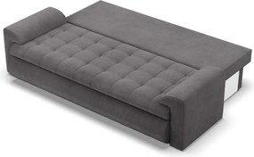 Tokio kanapéágy, kordbársony, szürke