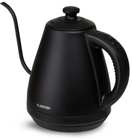 Klarstein Garcon, vízforraló, 1 L, 2000 W, melegentartó funkció, hattyúnyak, rozsdamentes acél