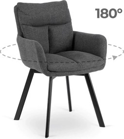 CORTADO forgószék, sötétszürke