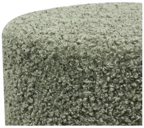 Zöld buklé puff Ejby – House Nordic