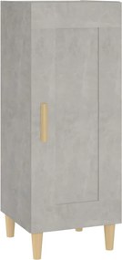 vidaXL betonszürke szerelt fa tálalószekrény 34,5 x 34 x 90 cm