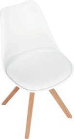 Stílusos forgószék, fehér, ETOSA