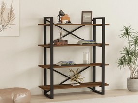 könyvespolc Makro - Walnut
