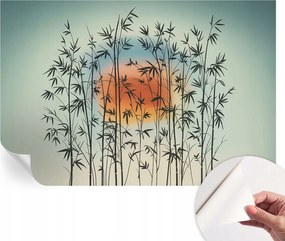 Öntapadós tapéta Fali furnér 3D hatás Harmonikus nyugat 104x70 cm