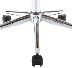 6 db fekete műbőr forgó étkezőszék