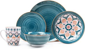 Porcelán négyszemélyes étkészlet 20 db-os Hestia – Bonami Essentials