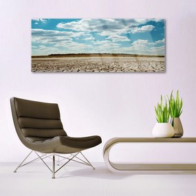 Üvegkép falra Fekvő sivatagi homok 120x60cm