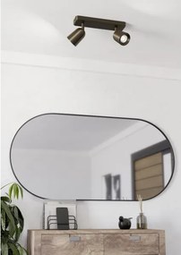 Eglo 901949 - CAMALDOLI spotlámpa 2xGU10/10W/230V bronz színű