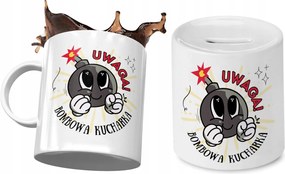 Szakácsnőnek Bögre Ajándék persely szett fényképes nyomtatással