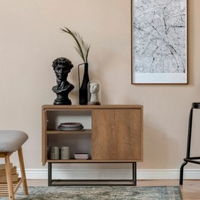 Zuri Walnut and Black szekrény