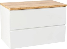 Fürdőszobaszekrény 60x50 cm akasztós, robusztus asztallappal a pultra szerelhető mosdó alá