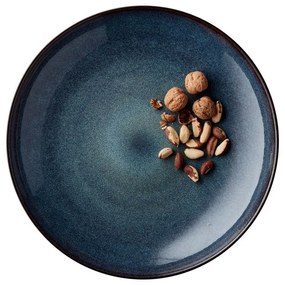 Fekete-kék kőedény tál ø 40 cm Gastro Dark Blue/Black – Bitz