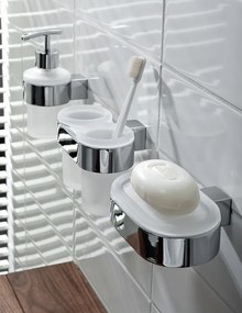 BISK Erga Futura, WC papír tartó, króm, ERG-02990