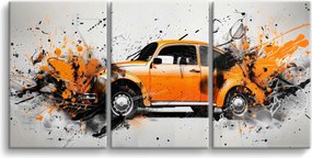 Vászonképek a szobába Ifjúsági festmény Autó Absztrakt Festék 60x120