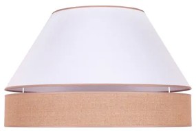 Duolla - Mennyezeti lámpa AVIGNON 3xE27/15W/230V á. 60 cm fehér/barna