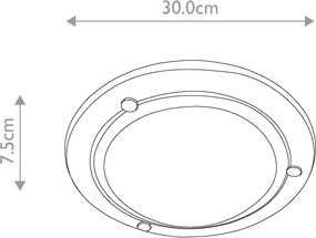 ELSTEAD BERWICK-F-BLACK BERWICK Ufo Lámpa Fekete E27 IP20