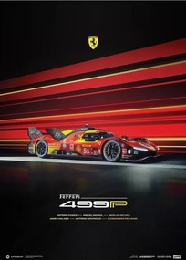 Művészeti nyomat Ferrari 499P - 2024, Automobilist