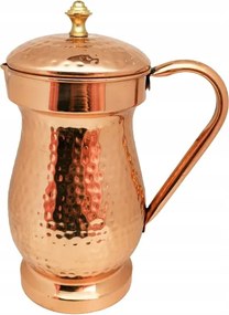 Hagyományosan kalapált réz kancsó 2,2l kovácsolt M4