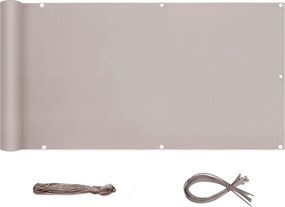 Erkélyszőnyeg Cappucino Bézs 75 X 400 CM Erkélyre