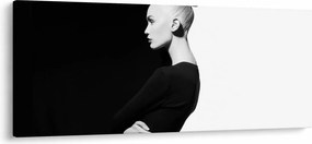 Kép - Nő à la yin and yang (120x50 cm)