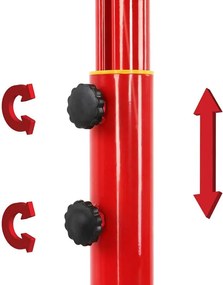 INFANTASTIC Kerekes kosárlabda kosár állítható 148 -236 cm