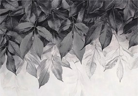 Fotótapéta levelek 3D Hatás Modern elegáns nappali hálószoba Szuper Hatás