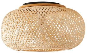 Mennyezeti lámpa SALOMON 1xE27/10W/230V átm. 40 cm bambusz