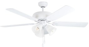 Eglo 35076 - Mennyezeti ventilátor LAS PALMAS 3xE27/40W/230V fehér