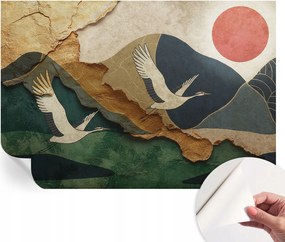 Design fali fotótapéta öntapadós keleti darvak 152x104 cm