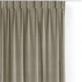 Filumi Függöny velúr sima flexibilis nappali Sötét Bézs 200x300