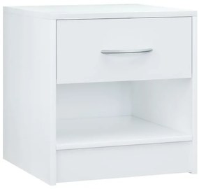 Casaria® Éjjeliszekrény Kiel 41x39x28cm - fehér